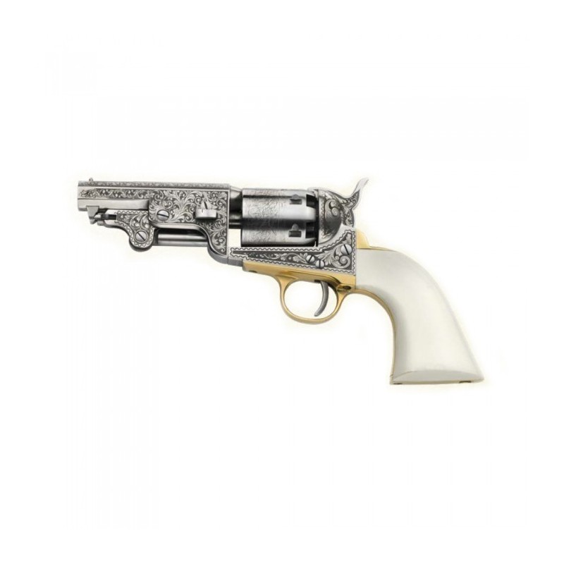 REVOLVER PIETTA 1851 NAVY YANK OLD SILVER CPT SCHAEFER CALIBRE 44