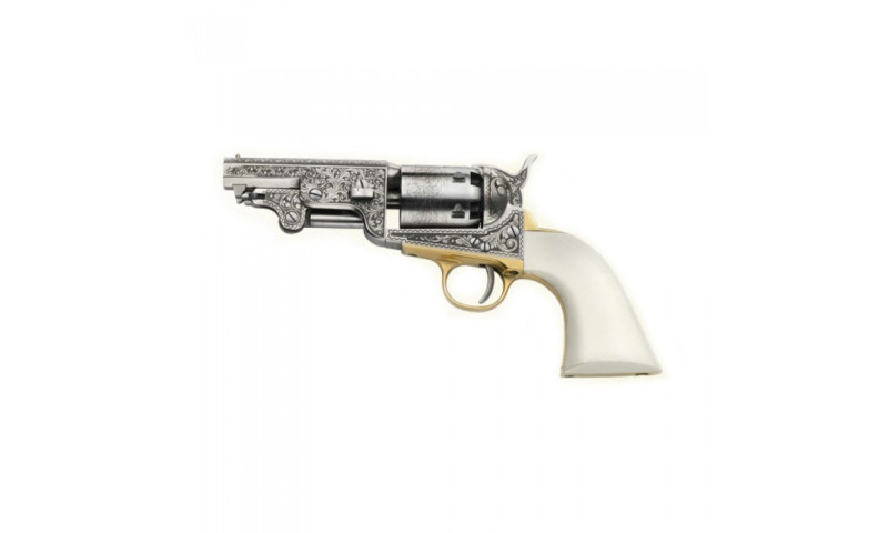 REVOLVER PIETTA 1851 NAVY YANK OLD SILVER CPT SCHAEFER CALIBRE 44