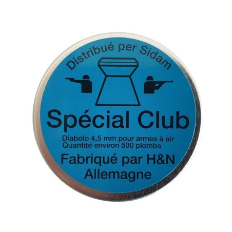 BOITE DE 500 PLOMBS SPECIAL CLUB HN CALIBRE 4.5mm