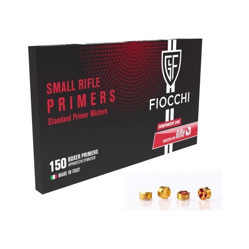 150 AMORCES FIOCCHI SMALL RIFLE BOXER