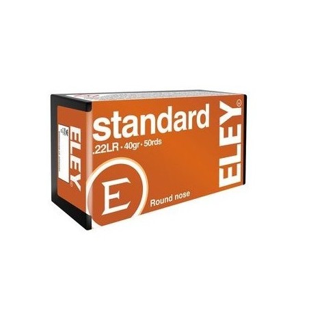 50 CARTOUCHES ELEY STANDARD CAL 22LR 40GR