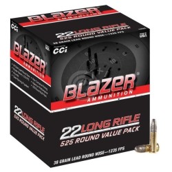 BOITE DE 525 CARTOUCHES CCI BLAZER CAL 22LR