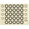 100 CIBLES BENCHREST 22 HUNTER 42x29.7cm