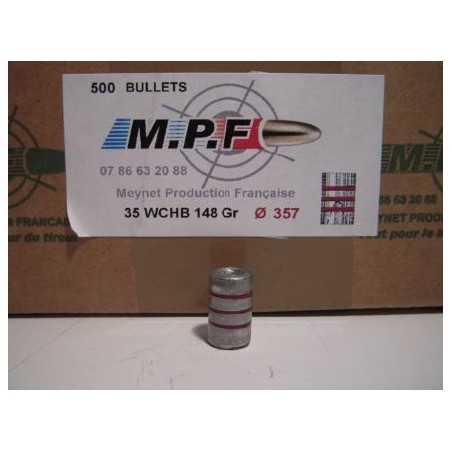 500 OGIVES MPF CAL 38 .357 WC HB 148GRS