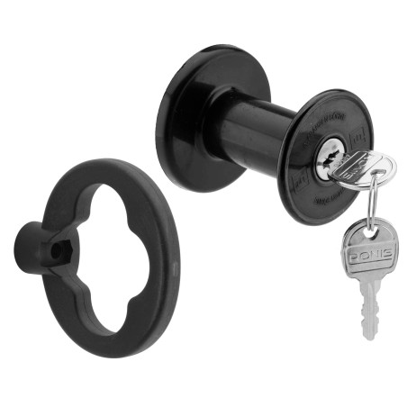 Verrou mural pontet à clef – Réf. A52012 | WesternGuns