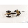 CANON DENIX GUERRE CIVILE USA 1857 AVEC SON CAISSON