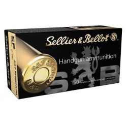 50 CARTOUCHES SELLIER&BELLOT SJSP 158GR CALIBRE 357MAG