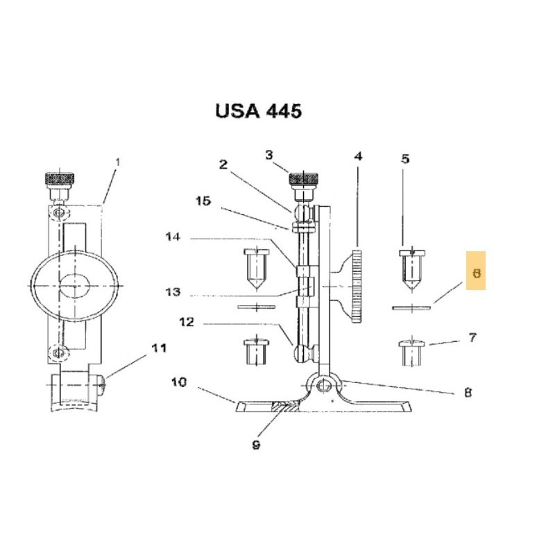 RONDELLE DIOPTRE COURT PEDERSOLI REF - M70RON5436